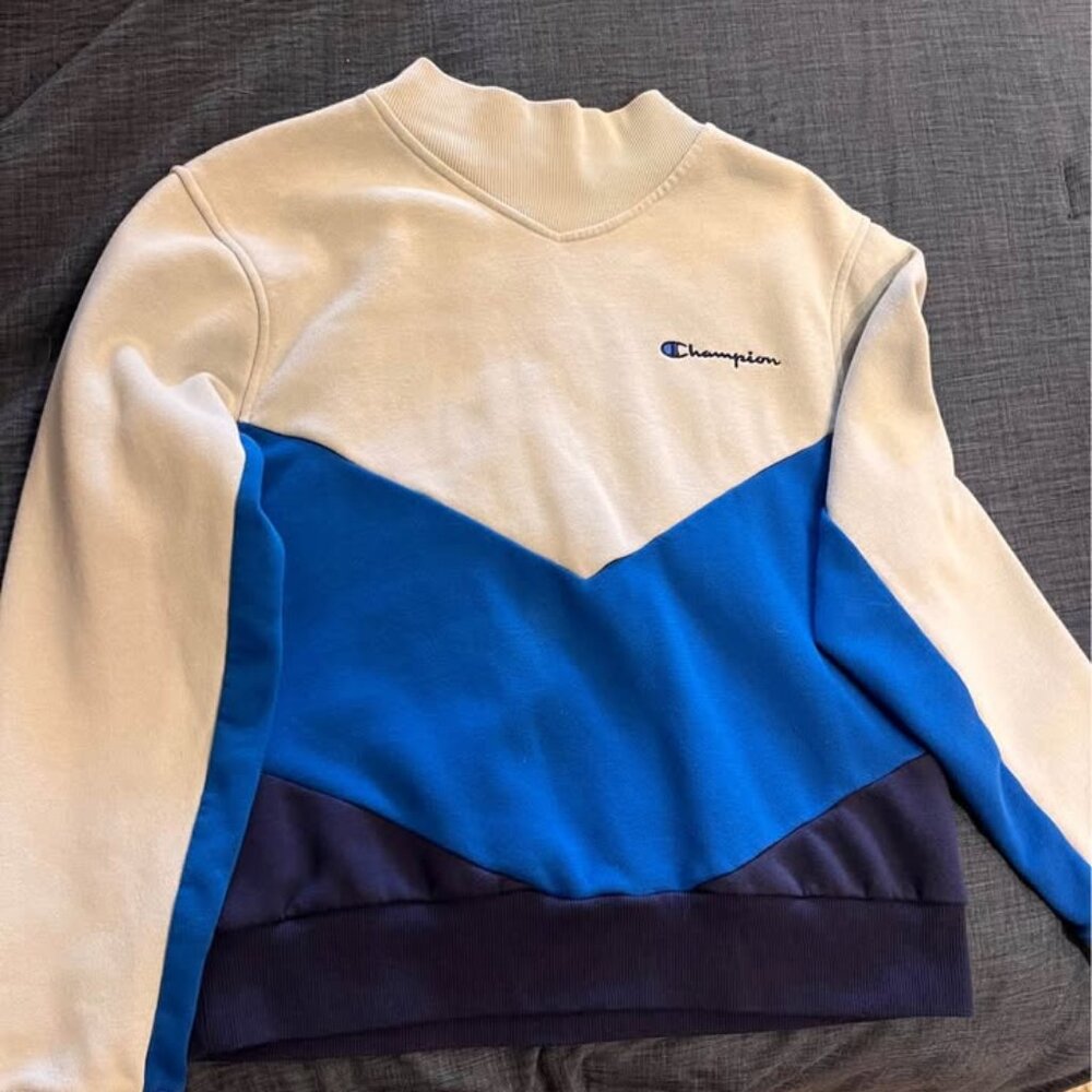 Vintage Champion Colorblock Crewneck Sweatshirt